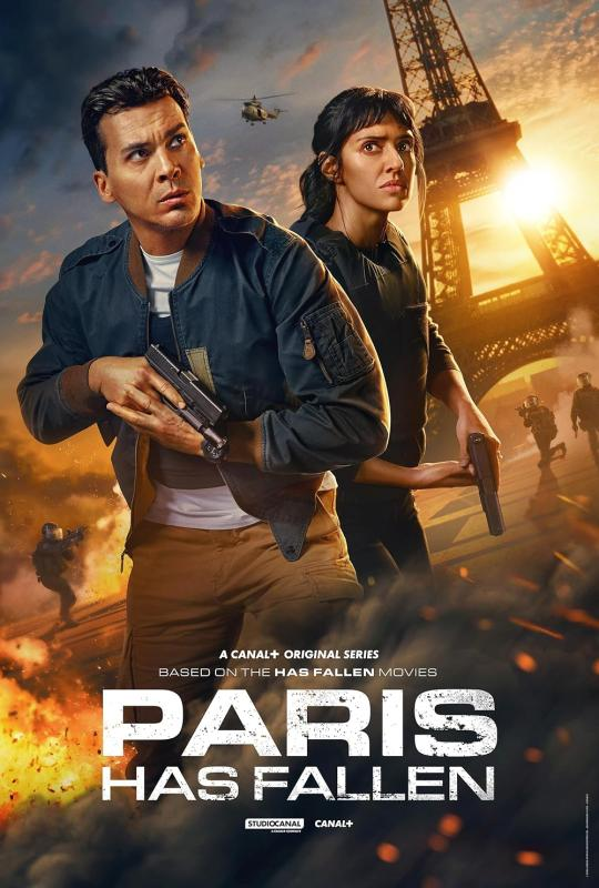 Key art promozionale Attacco al Potere Paris Has Fallen